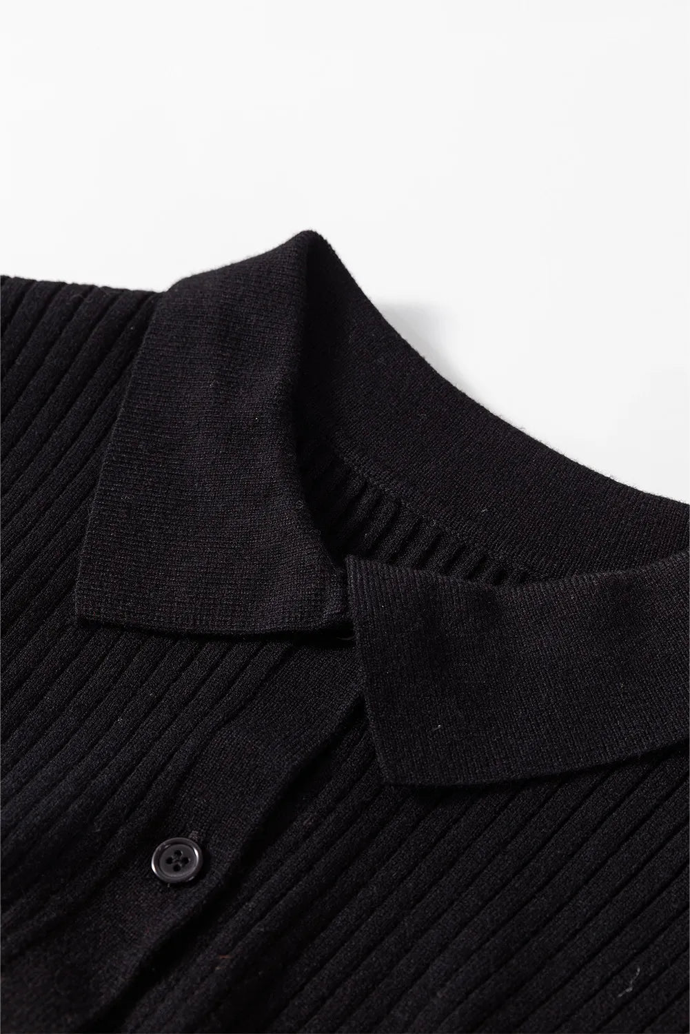 Button Up Collared Neck Top