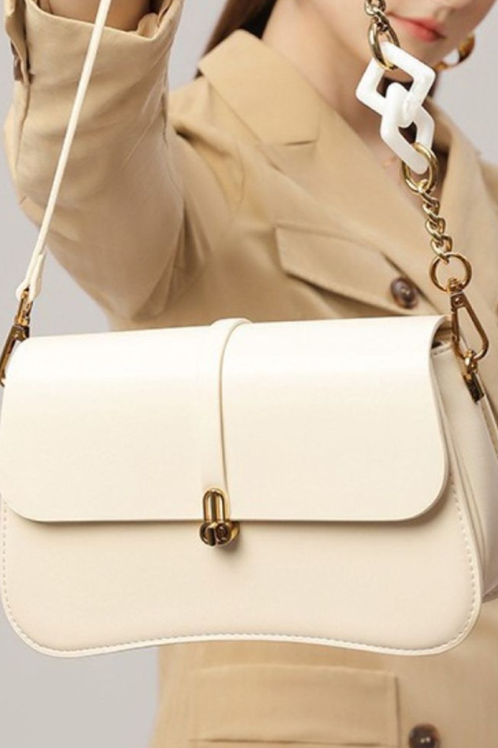 Sassy Jane PU Leather Shoulder Bag