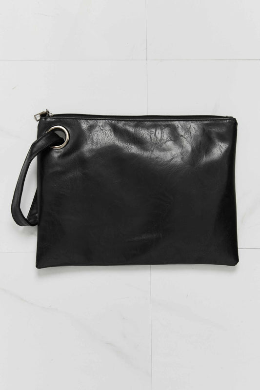 Looking At You PU Leather Wristlet Purse